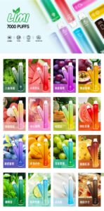 LIMI發光拋棄式電子煙7000口